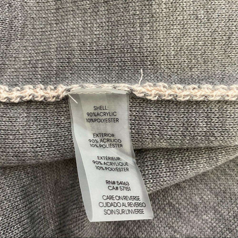Calvin Klein Open Front Dster Cardigan in Pink and Gray Plus Size 2X NWT - Picture 10 of 10
